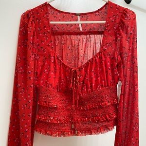 Brand new Free People Lolita blouse